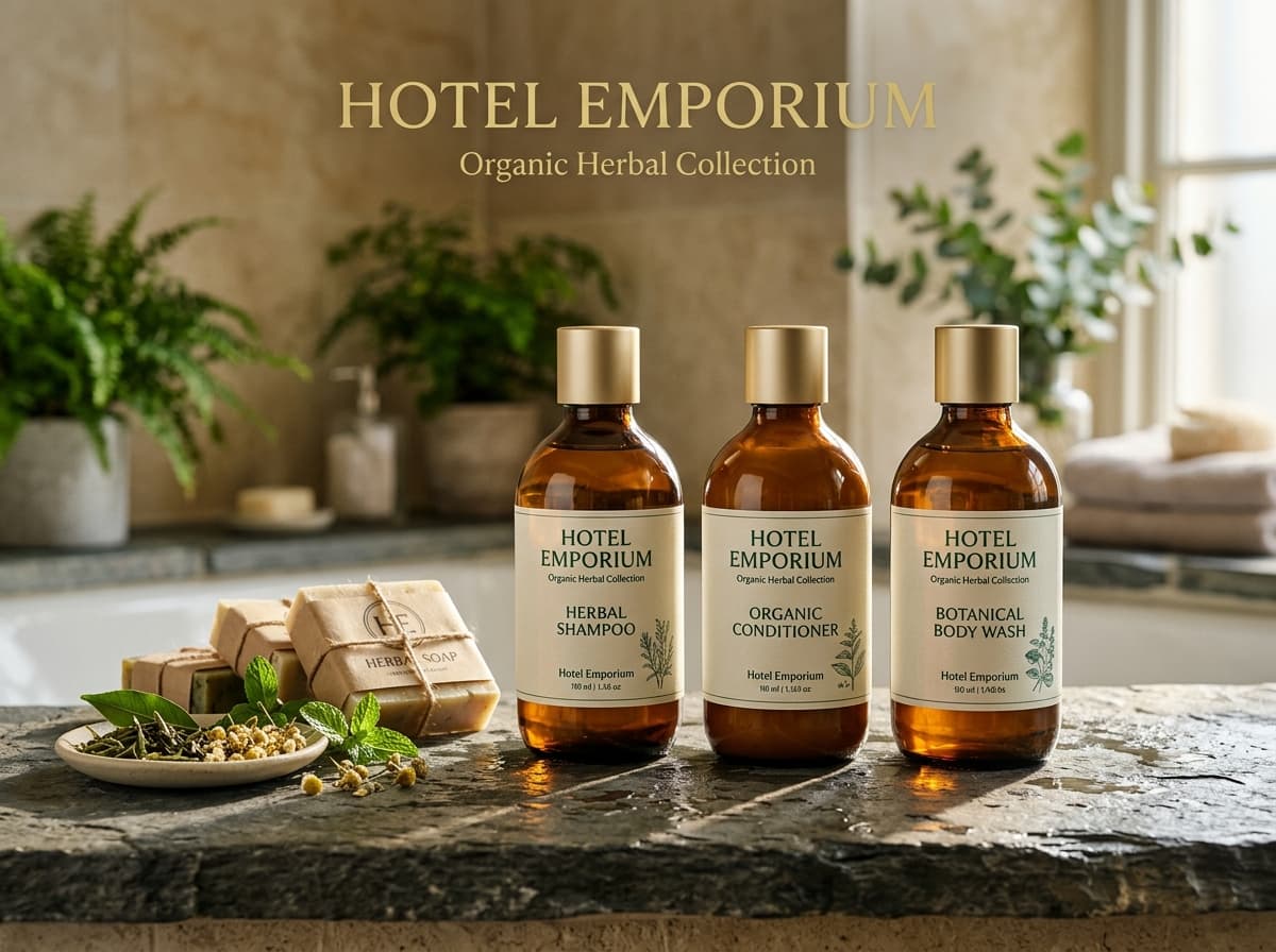 Hotel Emporium Organic Herbal Wet Amenities cover