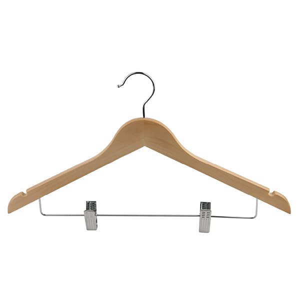 Aolga cherry-wood guest-room hanger