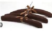 S09 Coffee Brown Padded Hanger