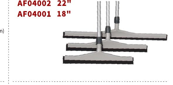 AF04001 – AF04003 Rubber-Holder Floor Squeegee